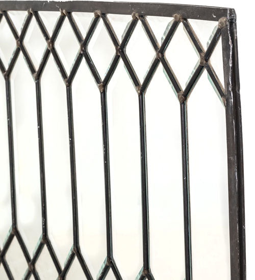 11"H X 30"W Beveled Glass Window