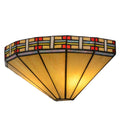 14.5"W Arizona Southwest Stained Glass Wall Sconce