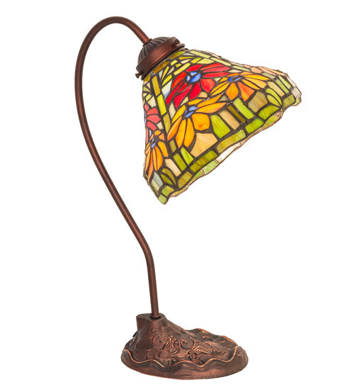 18"H Poinsettia Desk Lamp