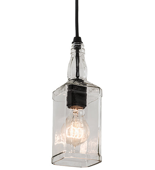 3.25"W Bourbon Bottle Mini Pendant