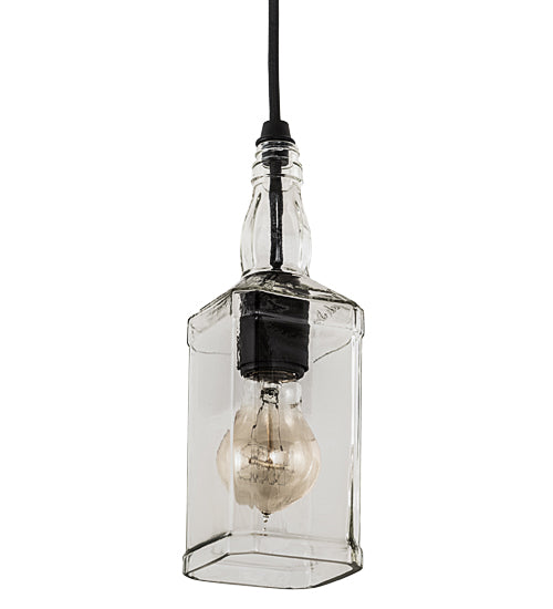 3.25"W Bourbon Bottle Mini Pendant
