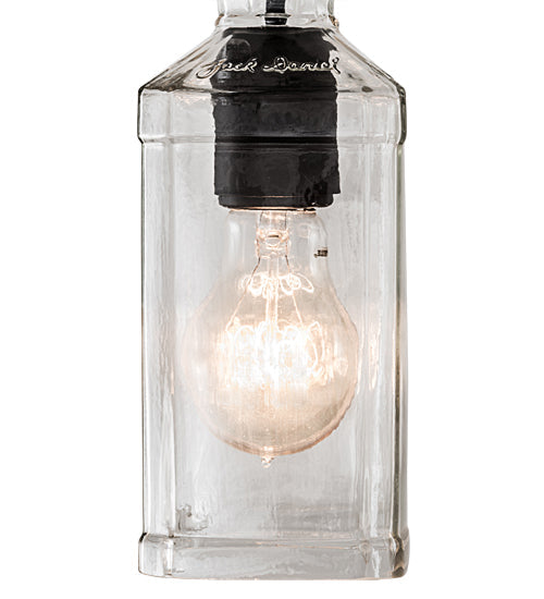 3.25"W Bourbon Bottle Mini Pendant