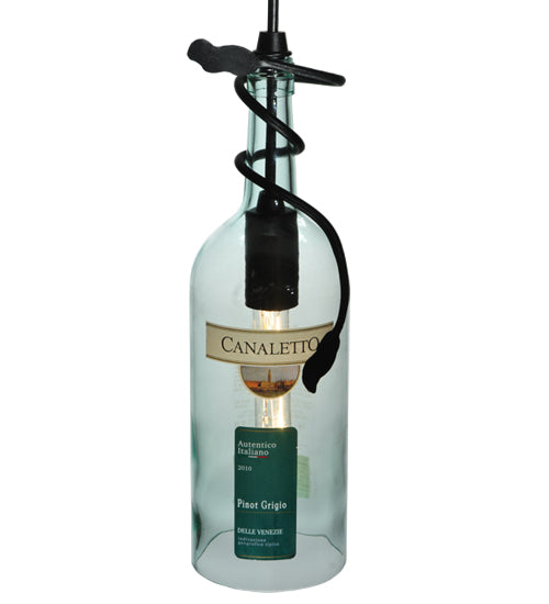 5"W Canaletto Personalized Wine Bottle Pendant