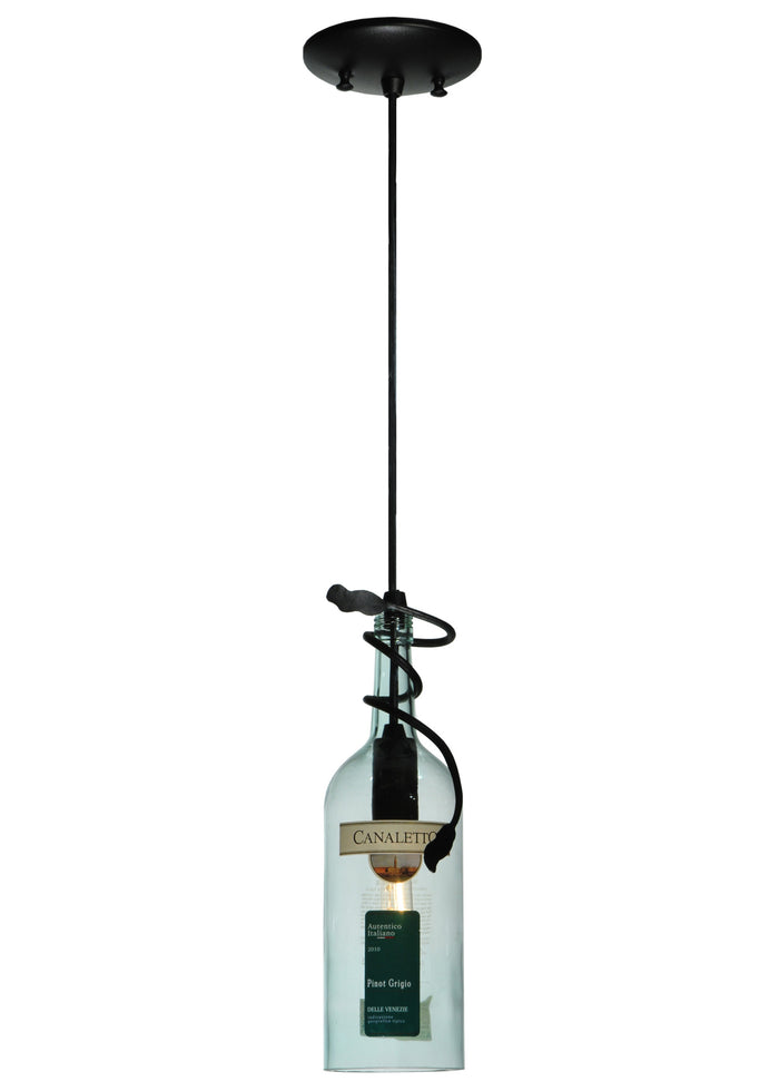 5"W Canaletto Personalized Wine Bottle Pendan