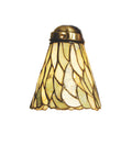 5"W Jadestone Willow Fan Light Shade
