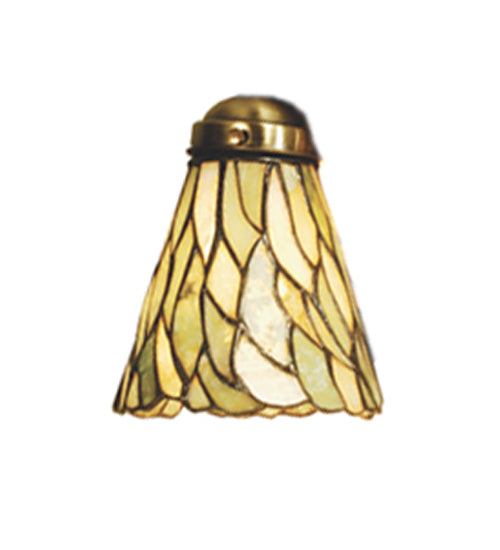 5"W Jadestone Willow Fan Light Shade