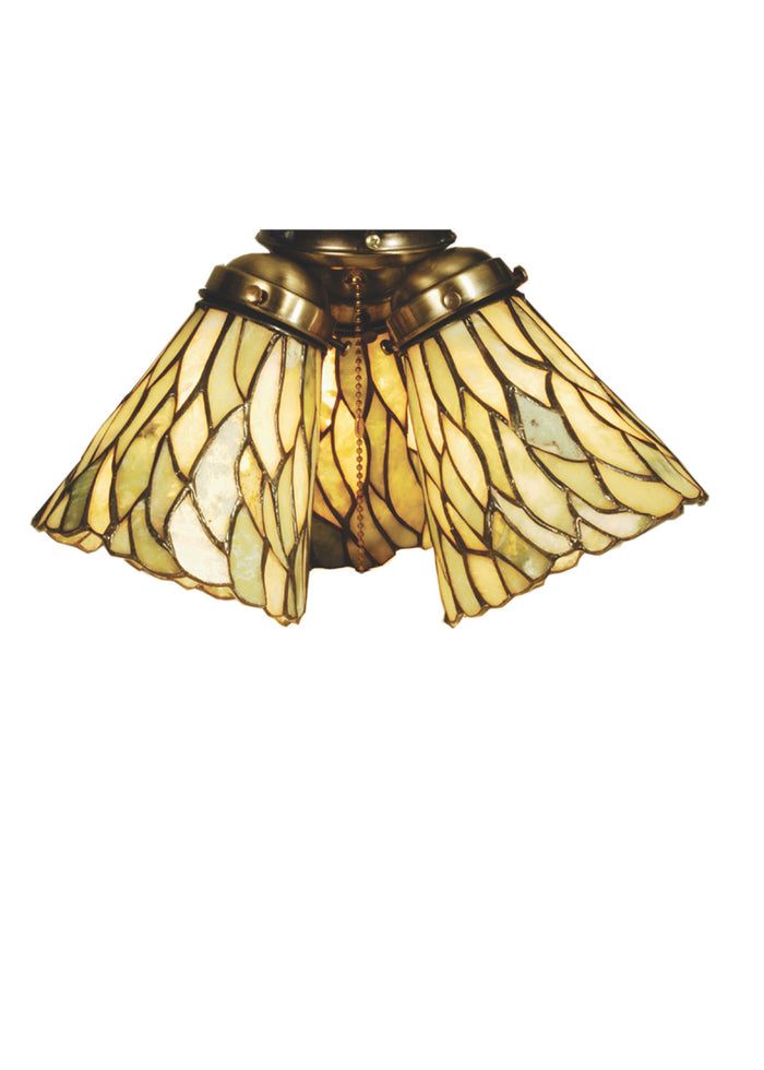 5"W Jadestone Willow Fan Light Shade