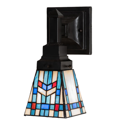 5"W Prairie Wheat Wall Sconce