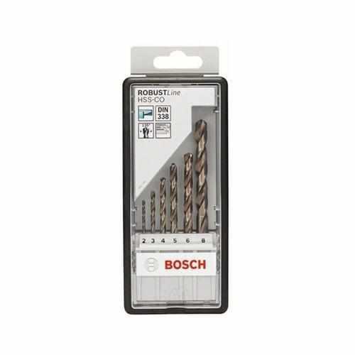 6-delni Robust Line set burgija za metal 
HSS-Co 2; 3; 4; 5; 6; 8 mm Bosch 2607019924 - Lagermarket