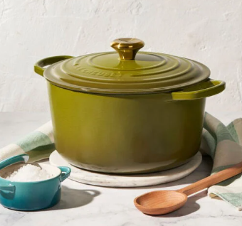 6.5qt Deep Round Dutch Oven- Olive