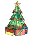 9"H Tiffany Christmas Tree Accent Table Lamp