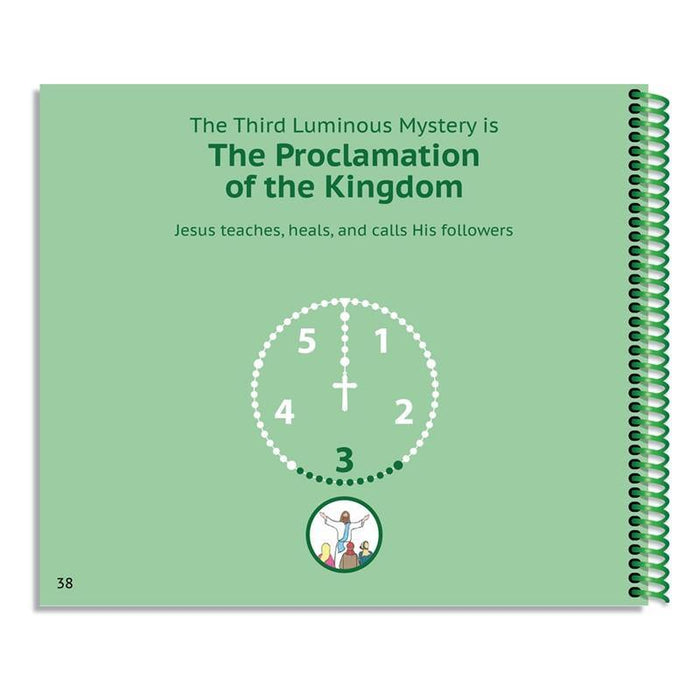 A Little Catholic's First Rosary Book: The Luminous Mysteries Bead-by-Bead Picture Prayer Book
