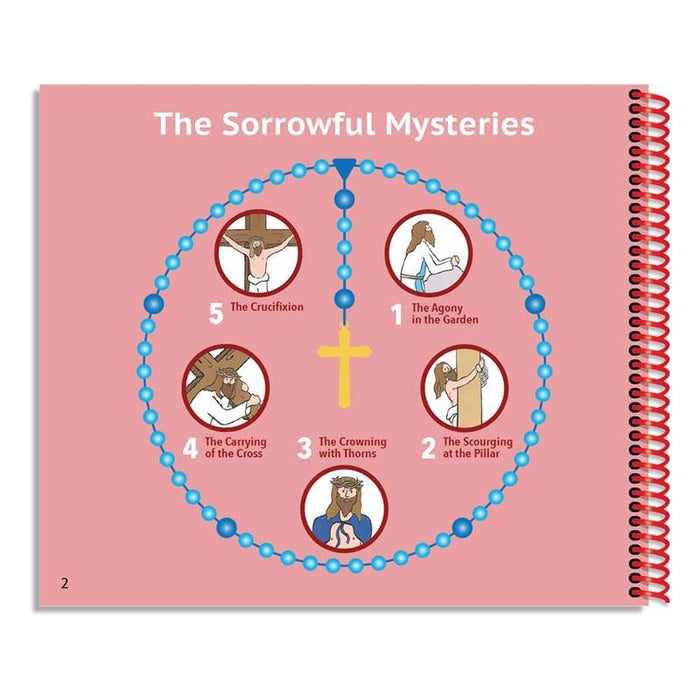 A Little Catholic's First Rosary Book: The Sorrowful Mysteries Bead-by-Bead Picture Prayer Book