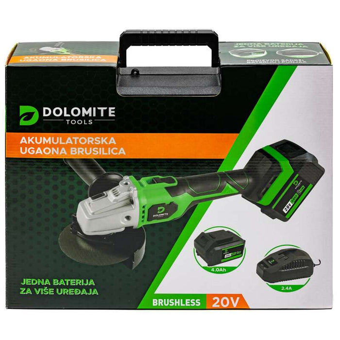 Akumulatorska ugaona brusilica 20V Brushless Dolomite