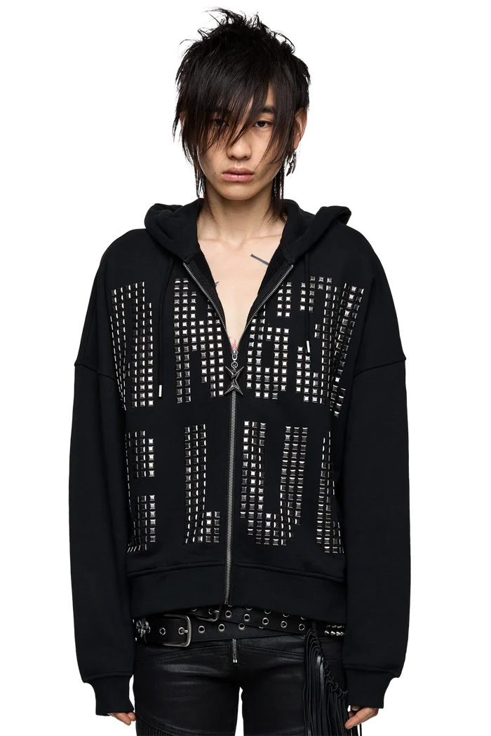 Angel Club Zip Up Hoodie