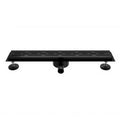 AQUASAN Podni slivnik PREMIUM crni 600mm 28082