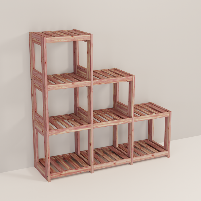Ventilated / 6 Cube Triangle System