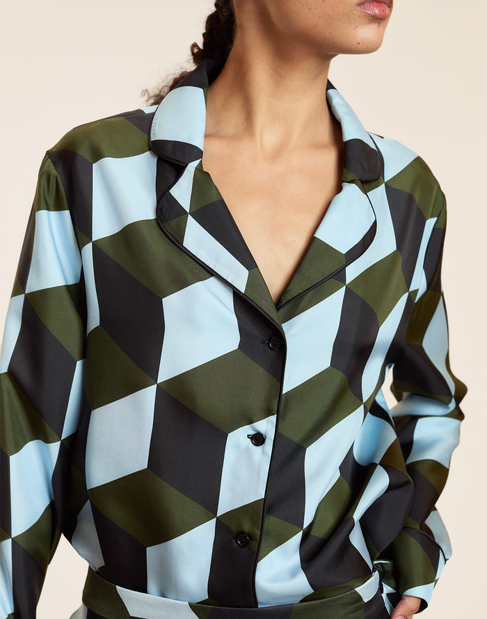 Art Deco PJ Top