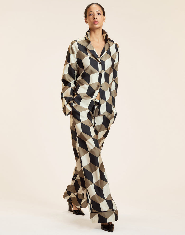 Art Deco PJ Top