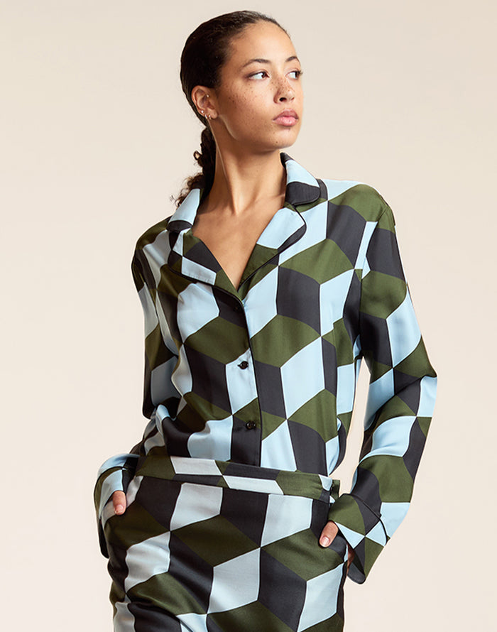 Art Deco PJ Top