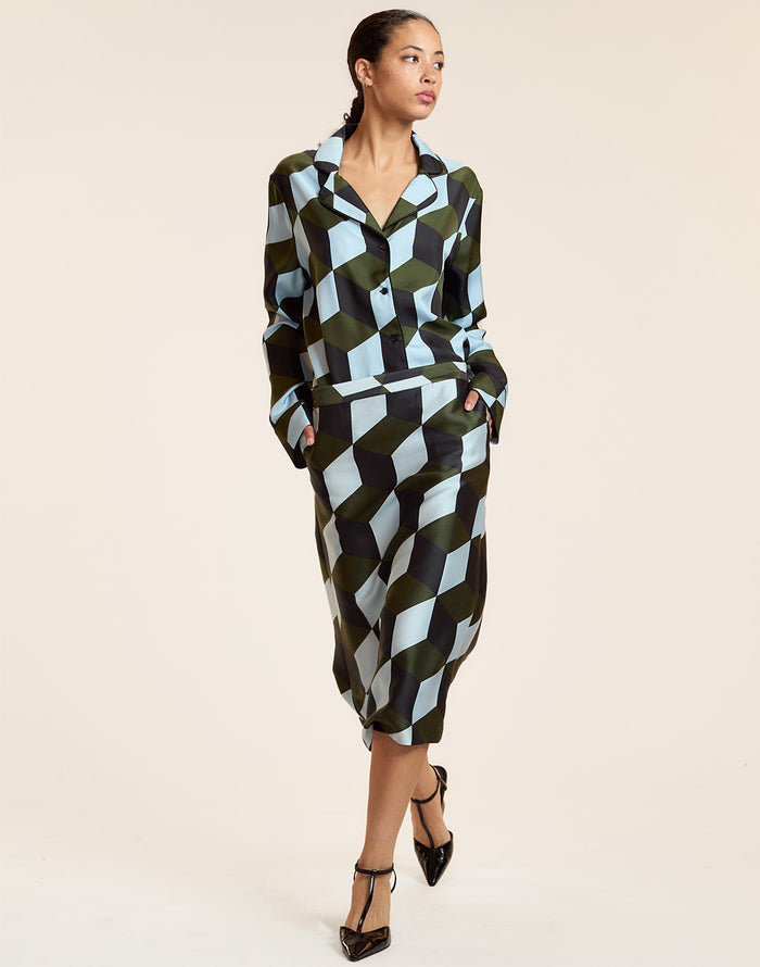 Art Deco PJ Top