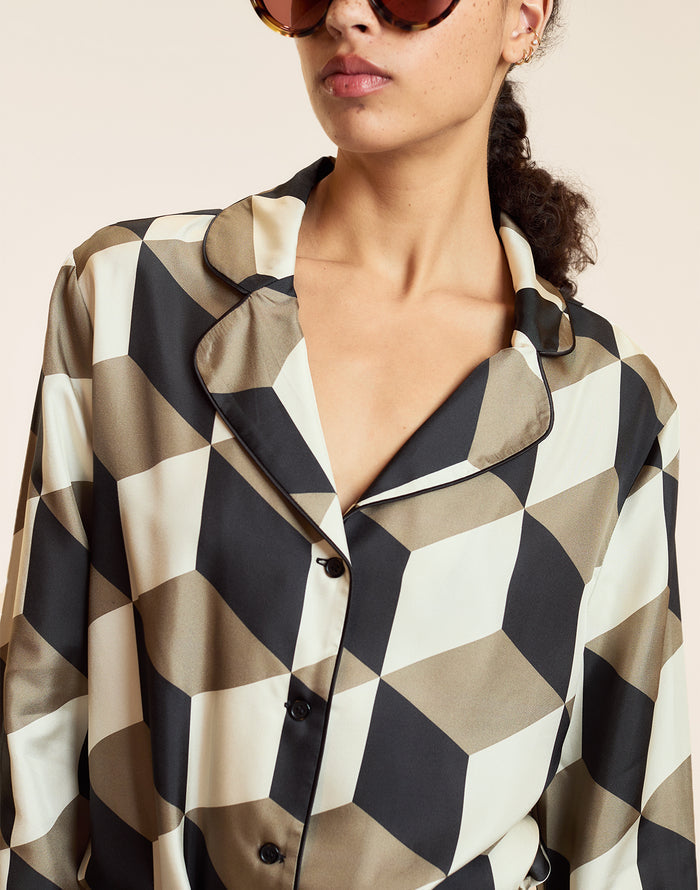 Art Deco PJ Top