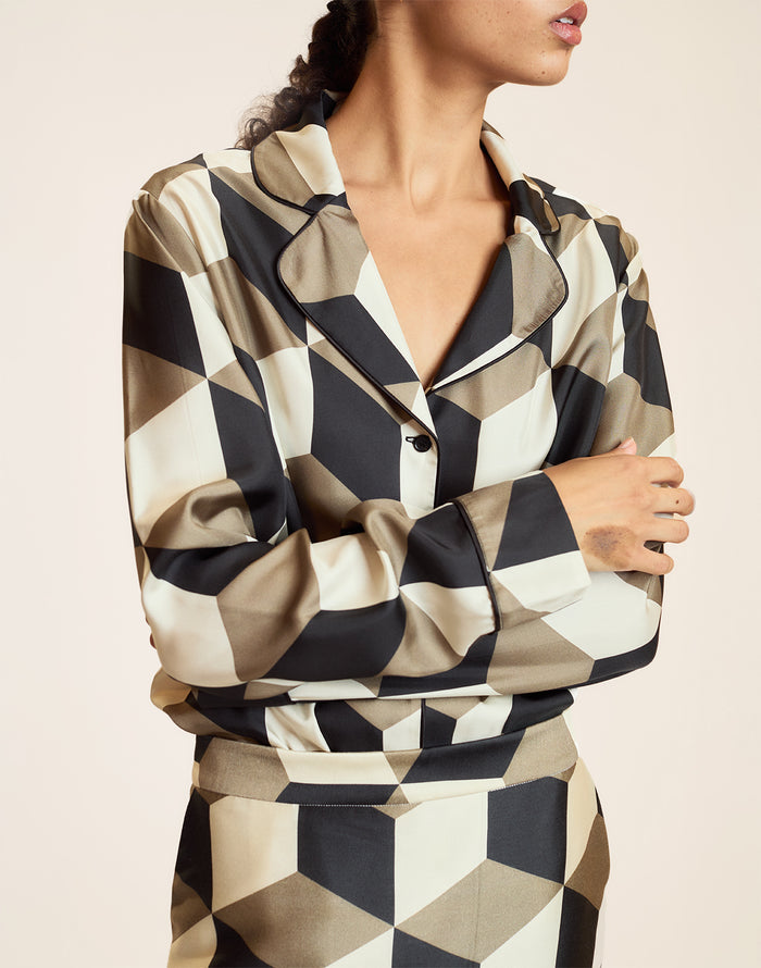Art Deco PJ Top