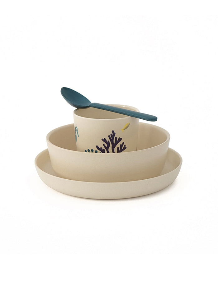 Photo of EKOBO Bambino Illustrated Kids Dinner Set ( ) [ EKOBO ] [ Plates ]