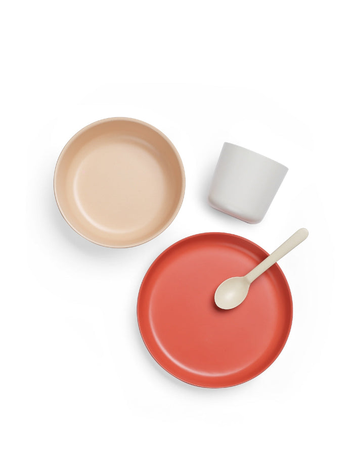 Photo of EKOBO Bambino Kids Dinner Set ( AKI ) [ EKOBO ] [ Plates ]