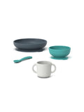 Photo of EKOBO Bambino Silicone Baby Meal Set with Silicone Spoon ( Lagoon ) [ EKOBO ] [ Plates ]