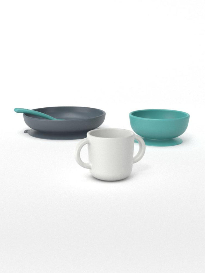 Photo of EKOBO Bambino Silicone Baby Meal Set with Silicone Spoon ( ) [ EKOBO ] [ Plates ]