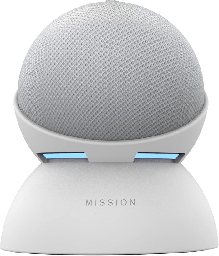 Battery Base for Amazon Echo Dot (4th & 5th Gen) - Glacier White