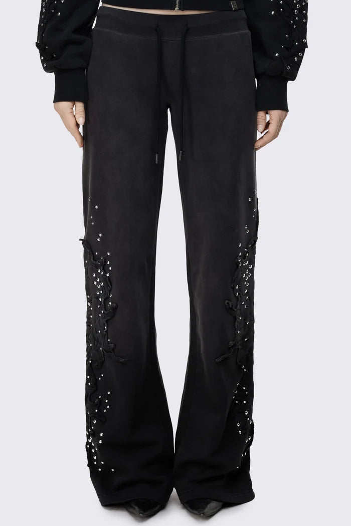 Breathe Sigil Studded Patch Bootcut Sweatpants