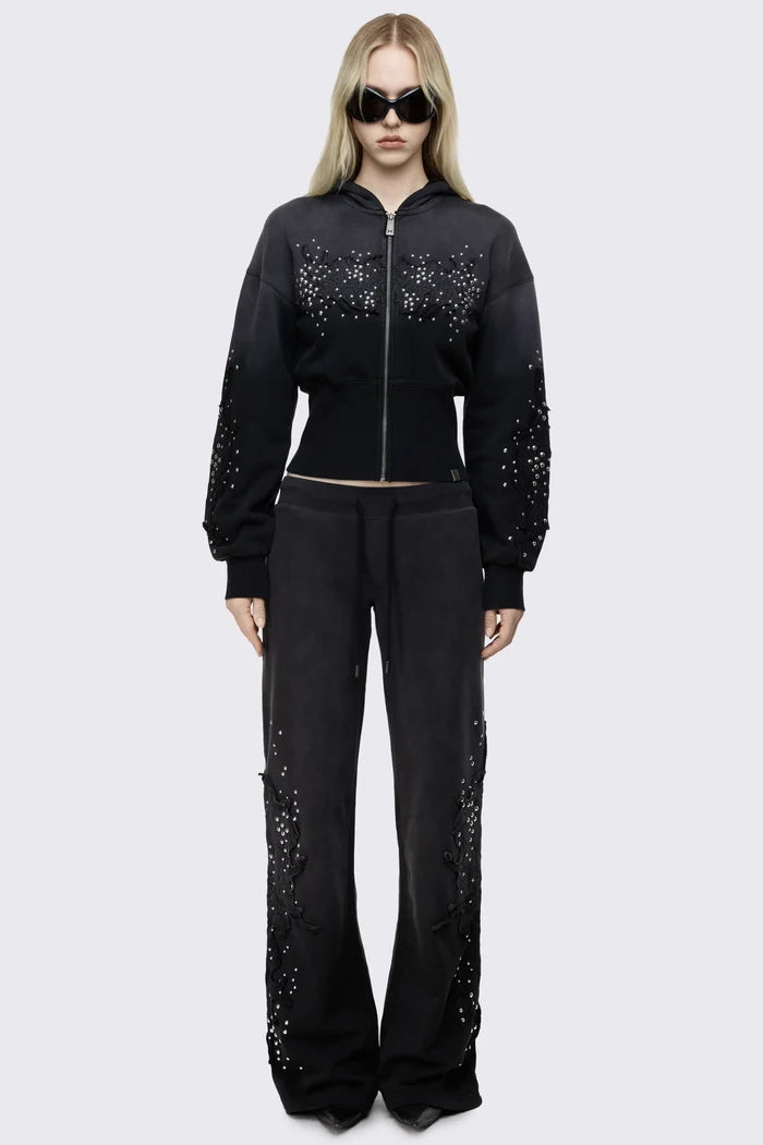 Breathe Sigil Studded Patch Bootcut Sweatpants