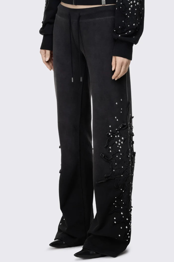 Breathe Sigil Studded Patch Bootcut Sweatpants