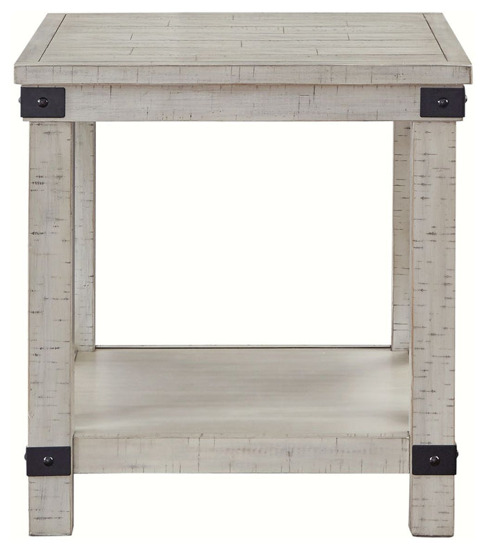 Carynhurst - Whitewash - Rectangular End Table
