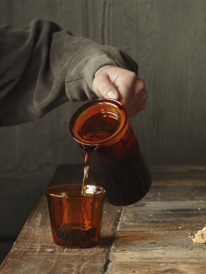 Photo of CAST AMBER Double Wall Glass (250ml/8.5oz) ( ) [ ] [ Coffee Glasses ]