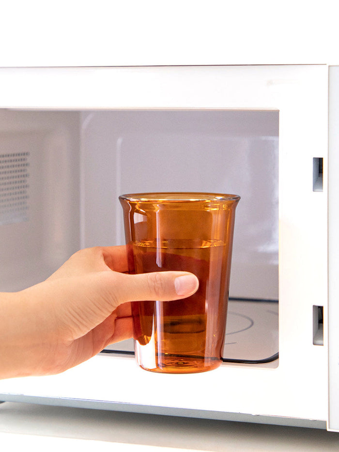 Photo of CAST AMBER Double Wall Glass (290ml/9.9oz) ( ) [ ] [ Coffee Glasses ]