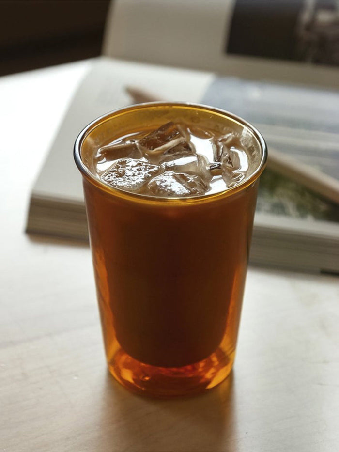 Photo of CAST AMBER Double Wall Glass (290ml/9.9oz) ( ) [ ] [ Coffee Glasses ]