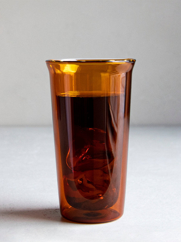 Photo of CAST AMBER Double Wall Glass (340ml/11.6oz) ( ) [ ] [ Beer Glasses ]