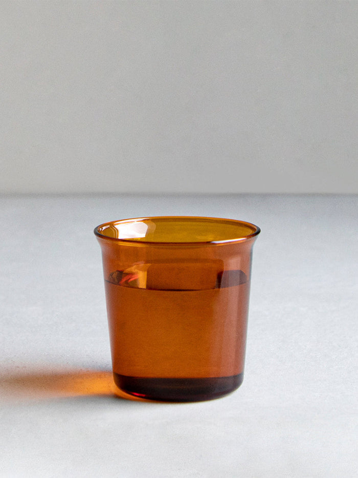 Photo of CAST AMBER Glass (180ml/6.1oz) ( ) [ ] [ Tea Glasses ]