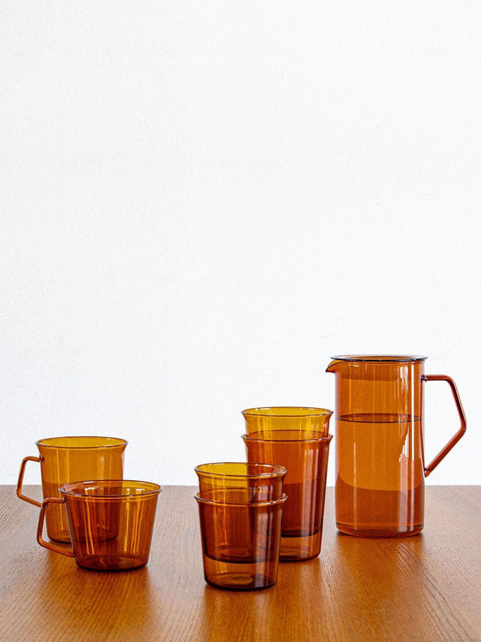 Photo of CAST AMBER Glass (350ml/11.9oz) ( ) [ ] [ Coffee Glasses ]