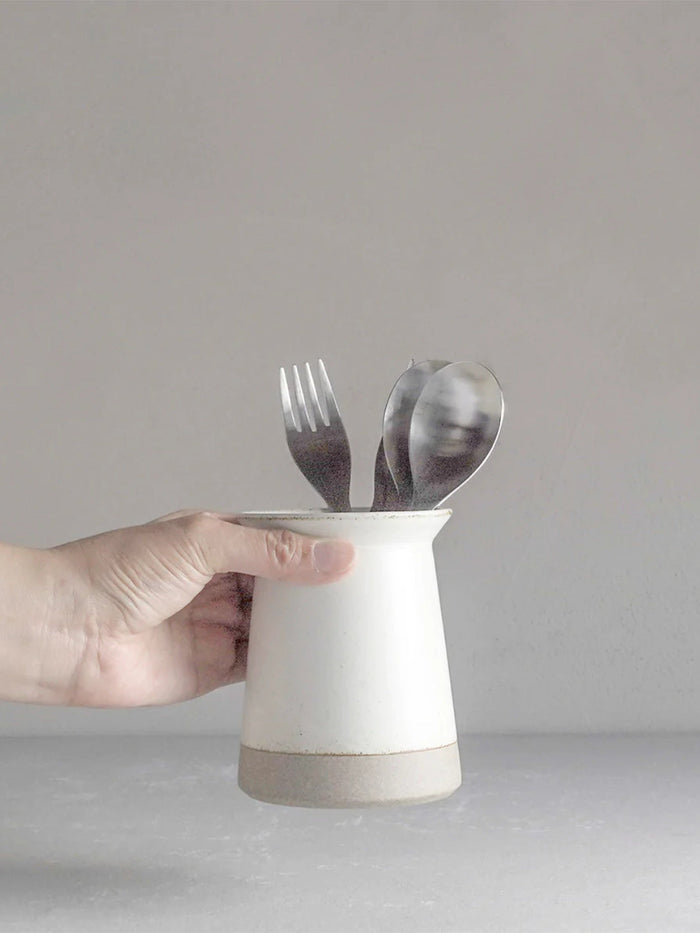 Photo of KINTO Ceramic Lab Cutlery Holder (60mm/2.3in) ( ) [ KINTO ] [ Storage ]