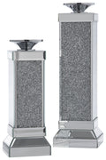 Charline - Metallic - Candle Holder Set (Set of 2) - Plain