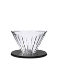 Photo of TIMEMORE Crystal Eye Glass Dripper with Holder ( Black 01 (1-2 cups) ) [ Timemore ] [ Pourover Brewers ]