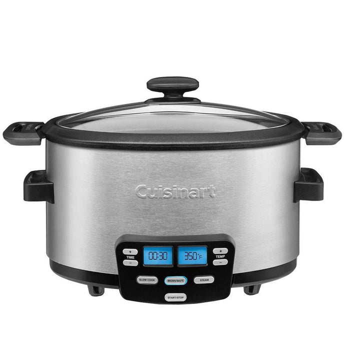 Cuisinart - 4 Qt Cook Central 3-In-1 Multi Cooke - Pearl Silver