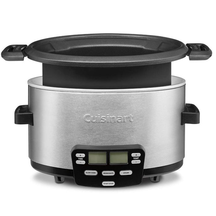 Cuisinart - 4 Qt Cook Central 3-In-1 Multi Cooke - Pearl Silver