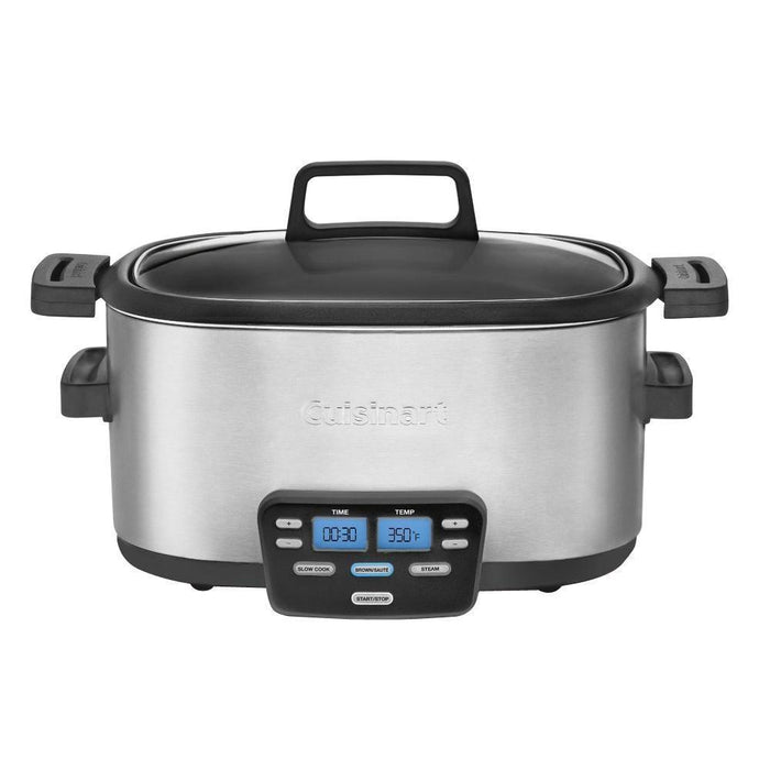 Cuisinart - 6 Qt 3-In-1 Multi Cooker - Pearl Silver