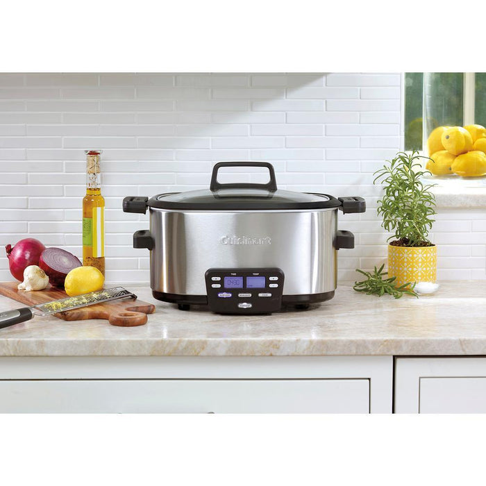 Cuisinart - 6 Qt 3-In-1 Multi Cooker - Pearl Silver