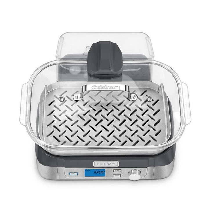 Cuisinart - Cookfresh Digital Glass Steamer - Pearl Silver